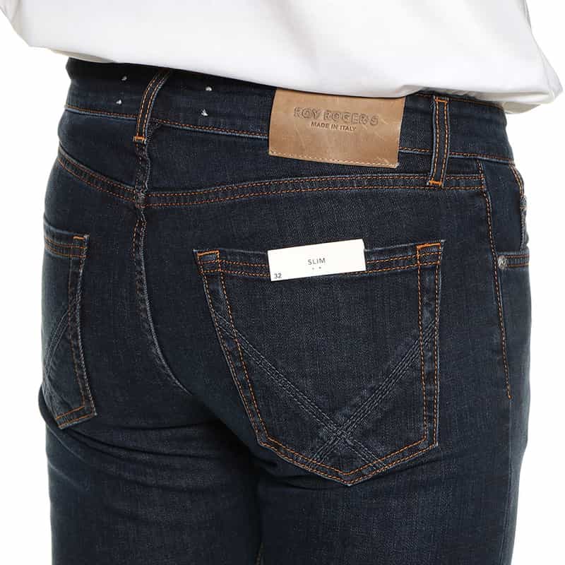 ROY ROGER’S ライトウォッシュデニムパンツ "LEONARDO" NAVY