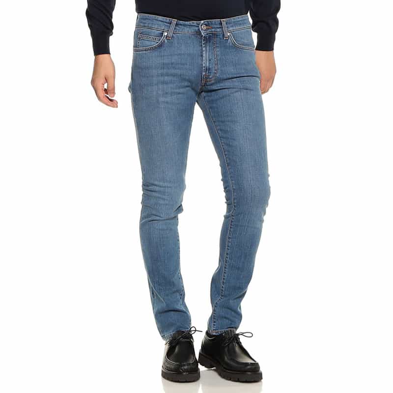 ROY ROGER’S ストレッチデニムパンツ "LEONARDO" BLUE