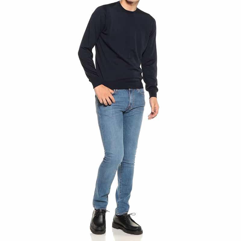 ROY ROGER’S ストレッチデニムパンツ "LEONARDO" BLUE