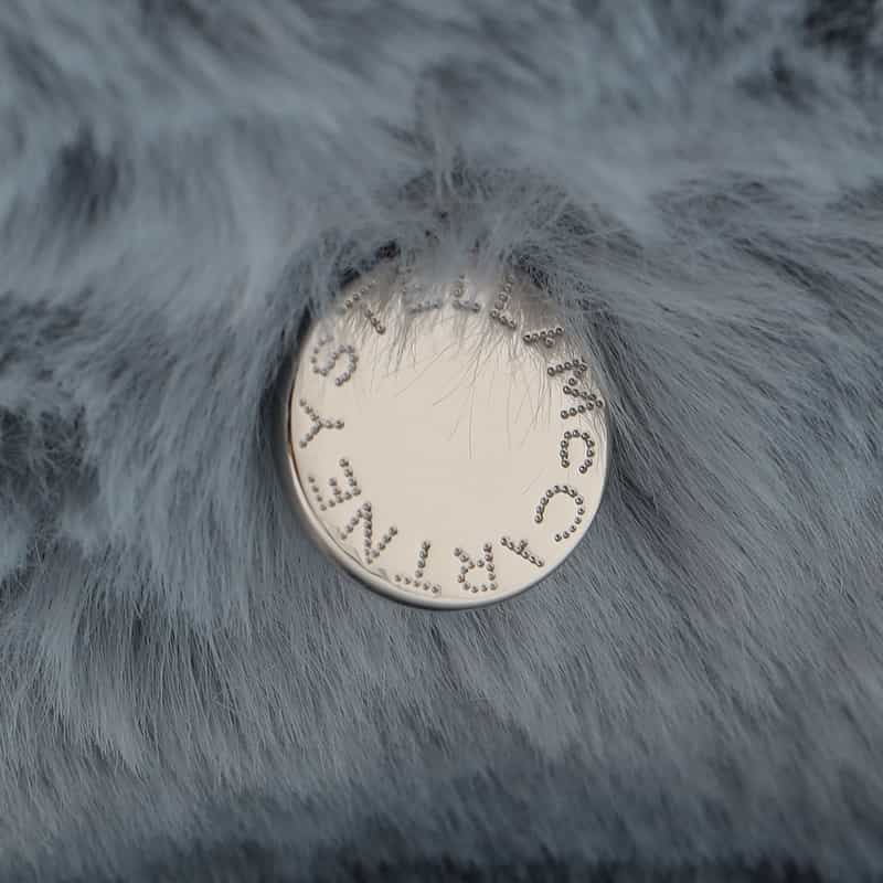 STELLA McCARTNEY ボアベレー帽 LIGHT BLUE