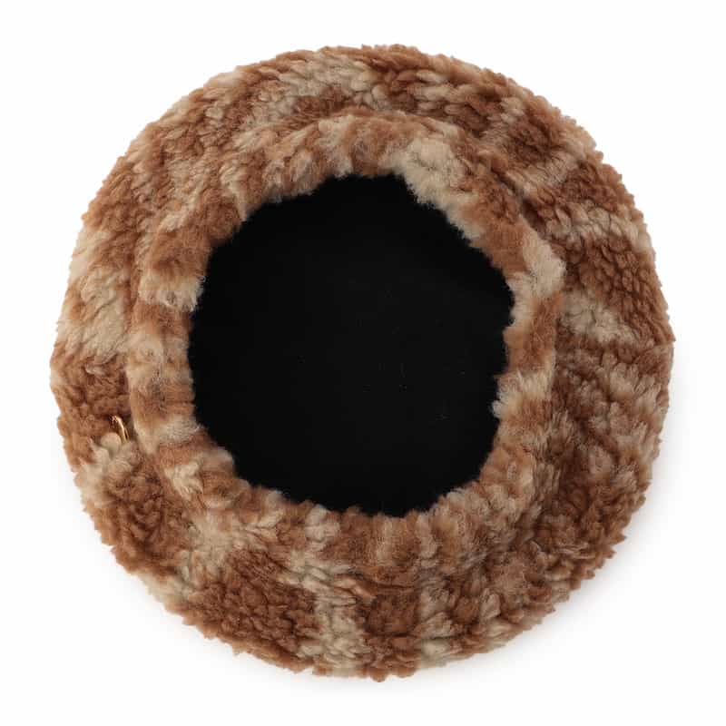 STELLA McCARTNEY ベレー帽 BROWN