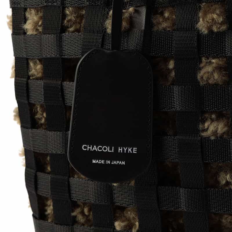 HYKE チャコリ コラボレートバスケットバッグ KHAKI