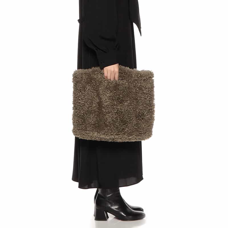 HYKE チャコリ コラボレートバスケットバッグ KHAKI