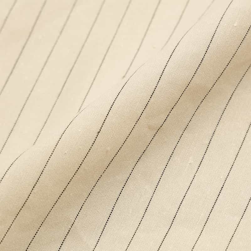 BARNEYS NEW YORK セットアップ ピンストライプ フレアスカート WHITE