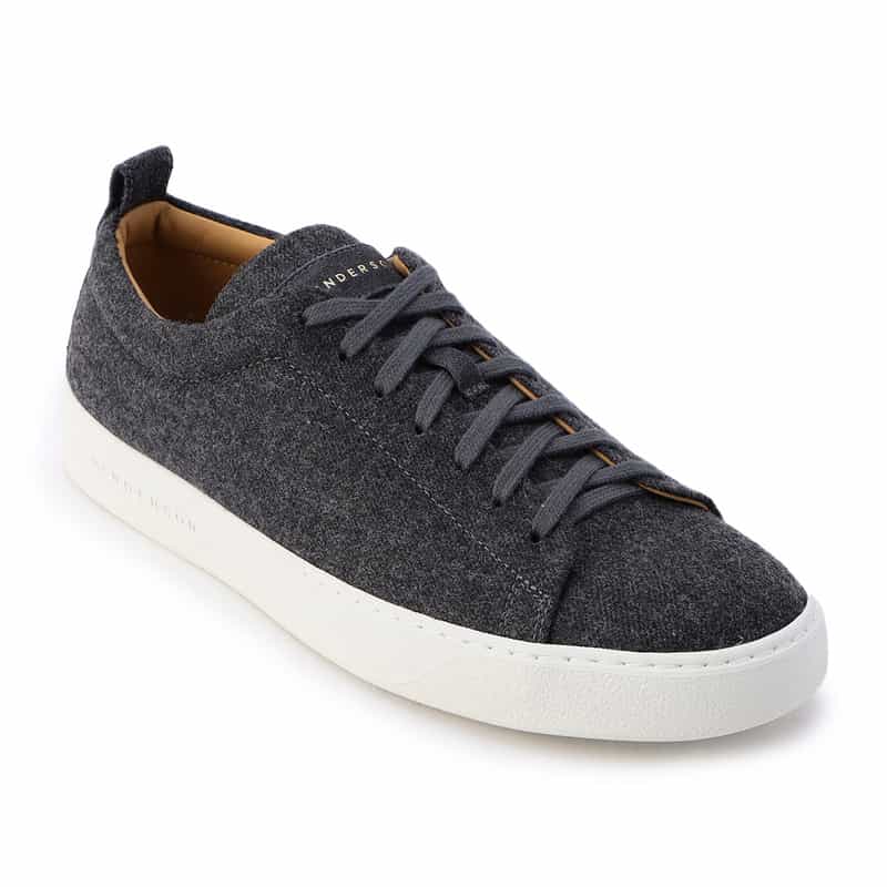 HENDERSON レースアップウールスニーカー GRAY