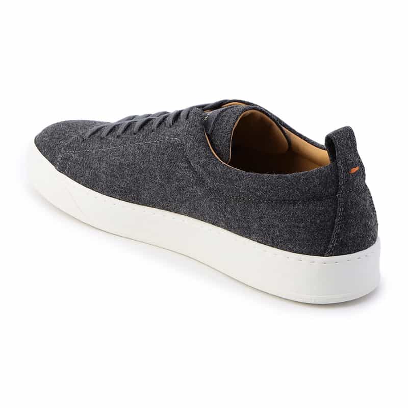 HENDERSON レースアップウールスニーカー GRAY