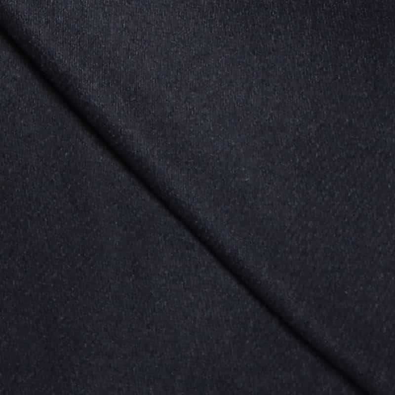 BE.ABLE ワンプリーツフランネルイージーパンツ "DOMINIQUE" NAVY