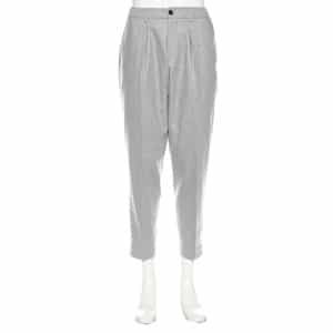 ワンプリーツフランネルイージーパンツ "DOMINIQUE"