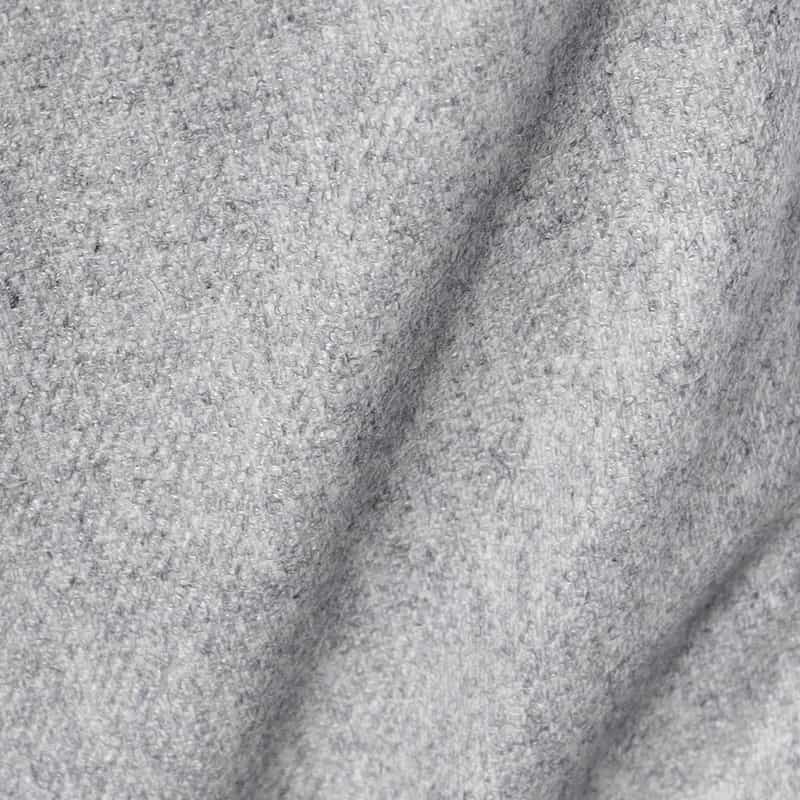 BE.ABLE ワンプリーツフランネルイージーパンツ "DOMINIQUE" LIGHT GRAY