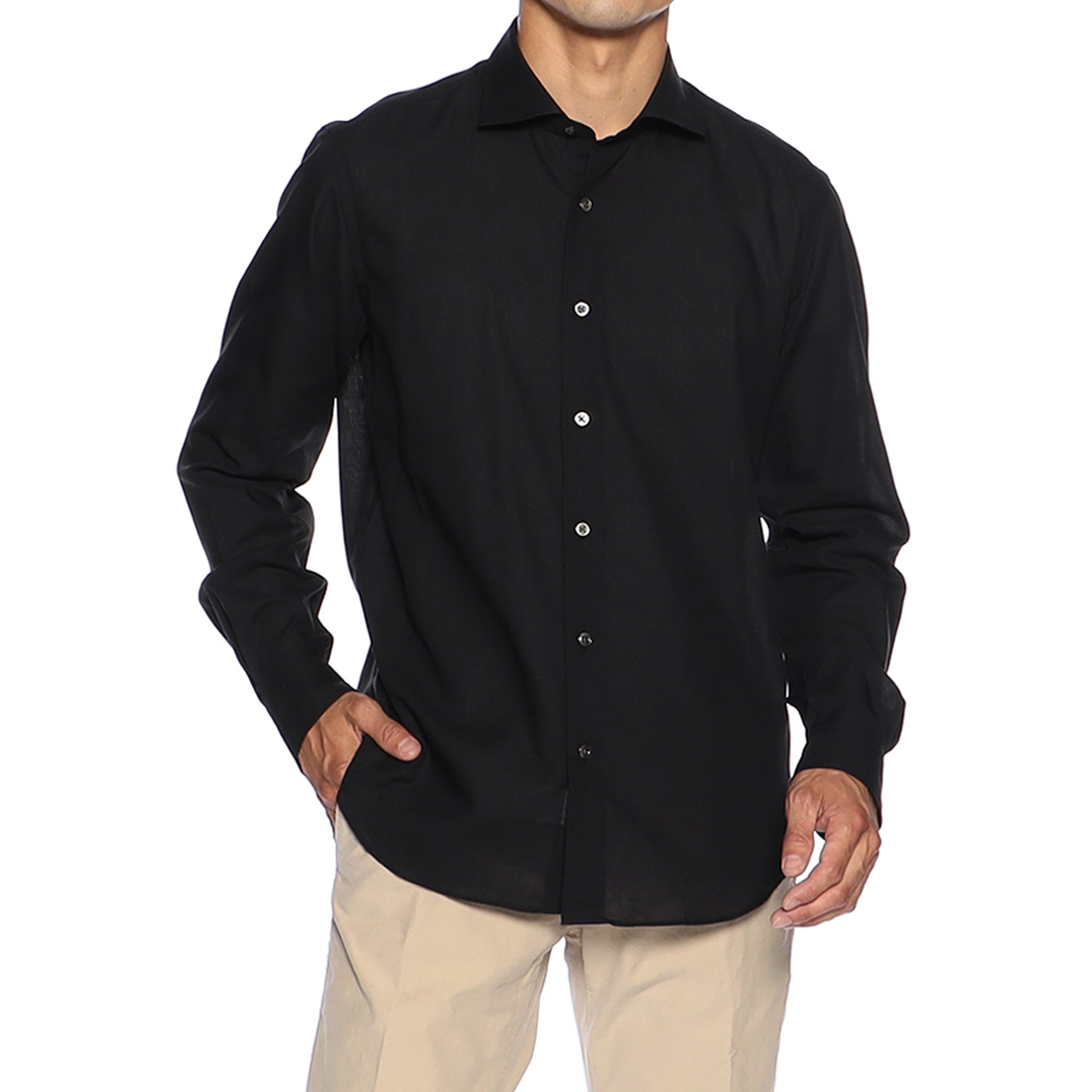 コットンウールシャツ