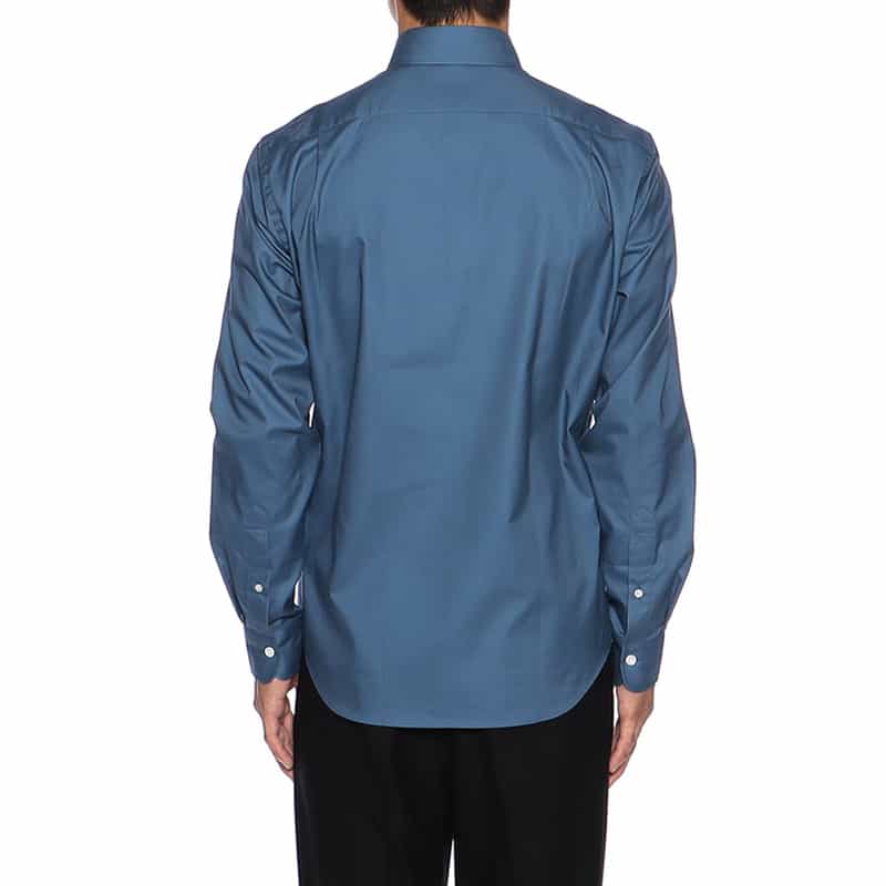 BARNEYS NEW YORK ブラッシュドツイルシャツ BLUE