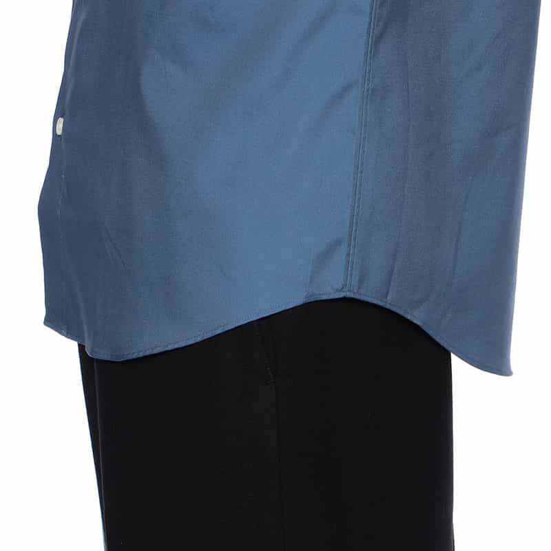 BARNEYS NEW YORK ブラッシュドツイルシャツ BLUE