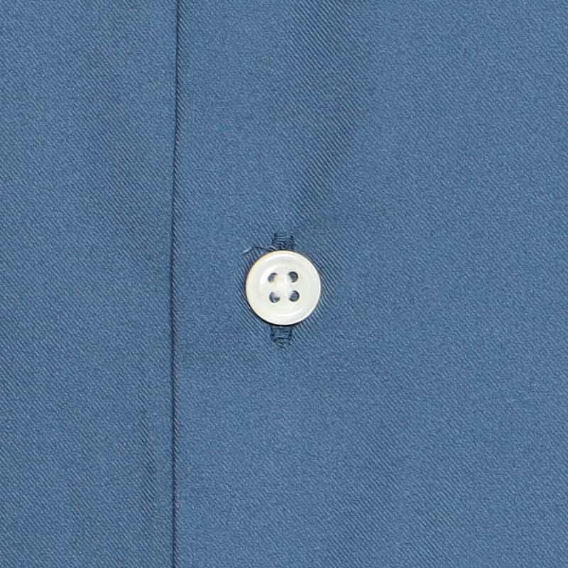 BARNEYS NEW YORK ブラッシュドツイルシャツ BLUE