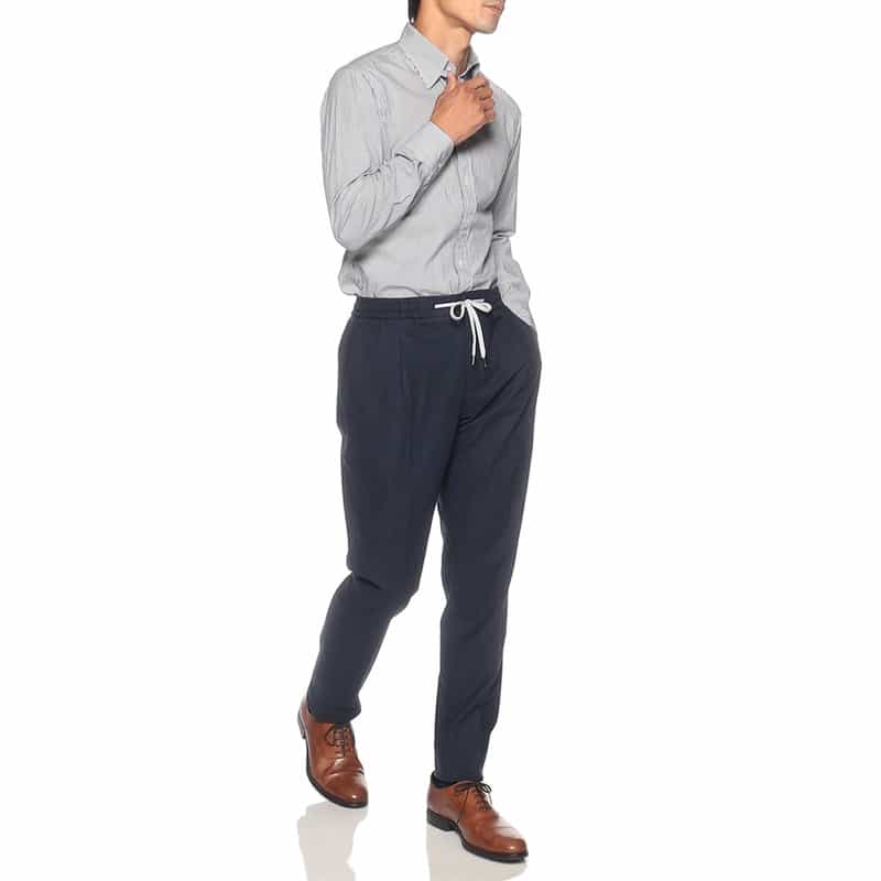 PT TORINO バーニーズ　ニューヨーク限定コットンフランネルイージーパンツ "SOFT JOGGER" NAVY