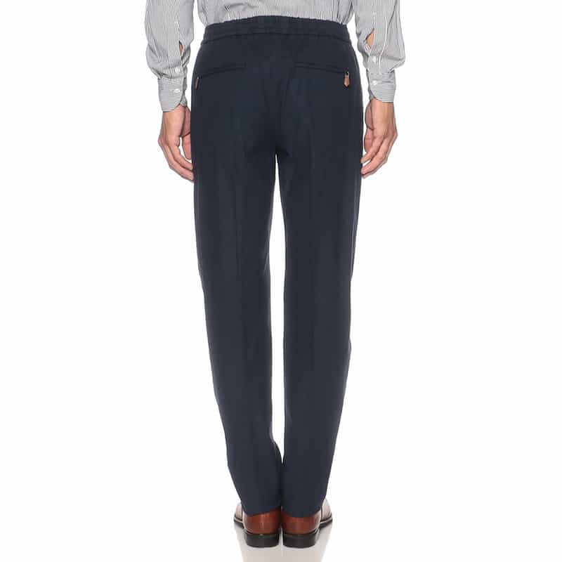 PT TORINO バーニーズ　ニューヨーク限定コットンフランネルイージーパンツ "SOFT JOGGER" NAVY