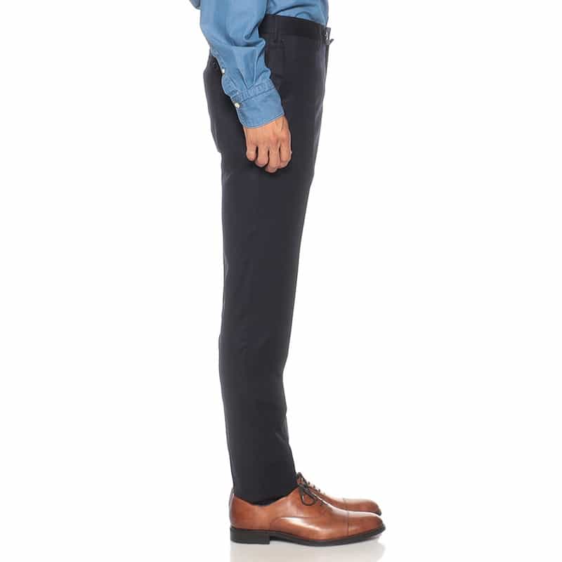 PT TORINO フランネルドレスパンツ "SUPER SLIM" NAVY