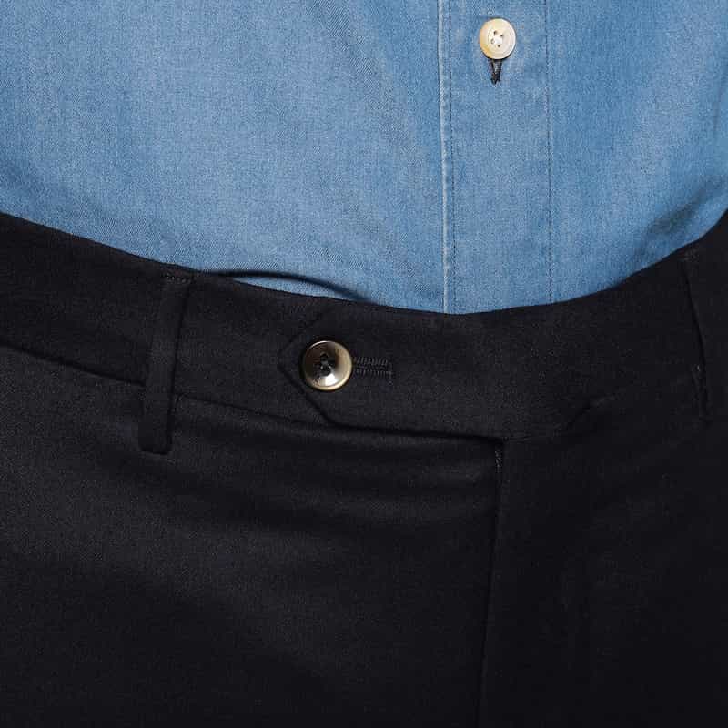 PT TORINO フランネルドレスパンツ "SUPER SLIM" NAVY
