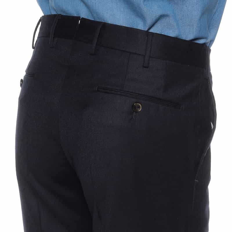 PT TORINO フランネルドレスパンツ "SUPER SLIM" NAVY