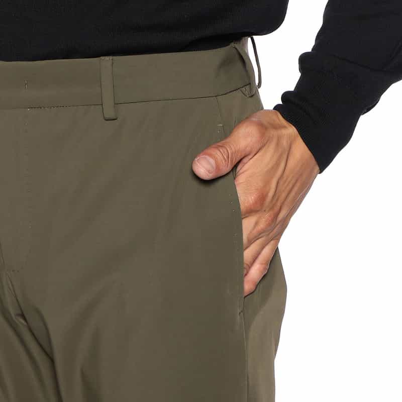 PT TORINO ストレッチパンツ "EPSILON ZIP" KHAKI