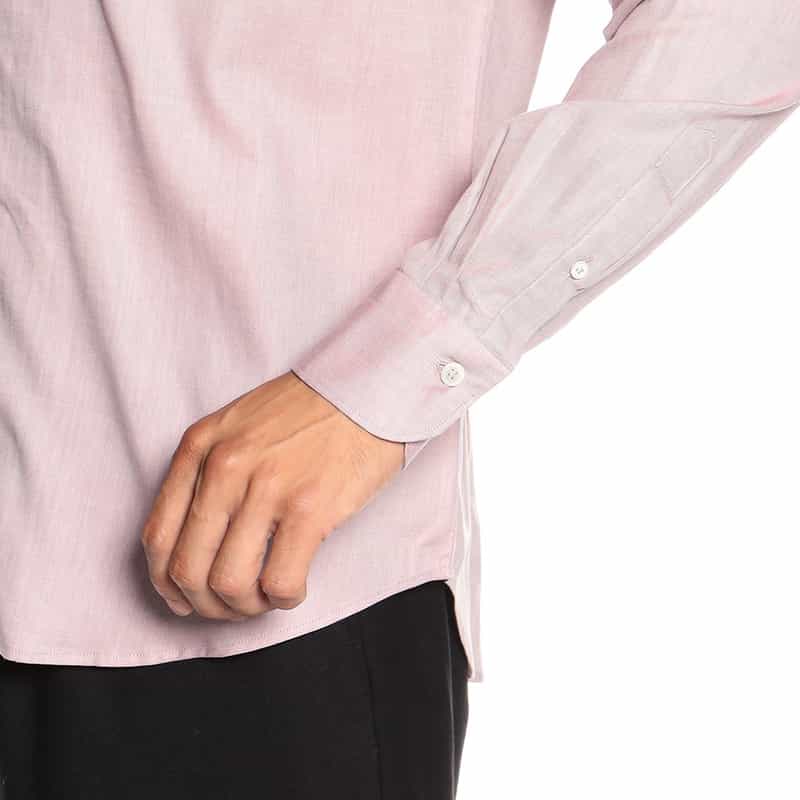 BARNEYS NEW YORK コットンツイルシャツ PINK