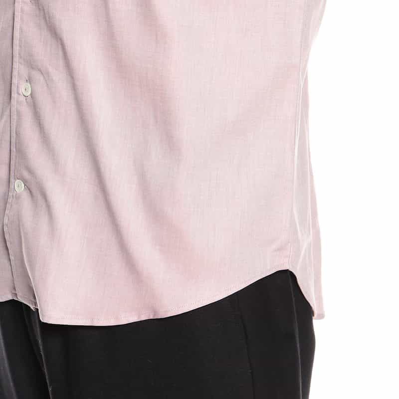 BARNEYS NEW YORK コットンツイルシャツ PINK