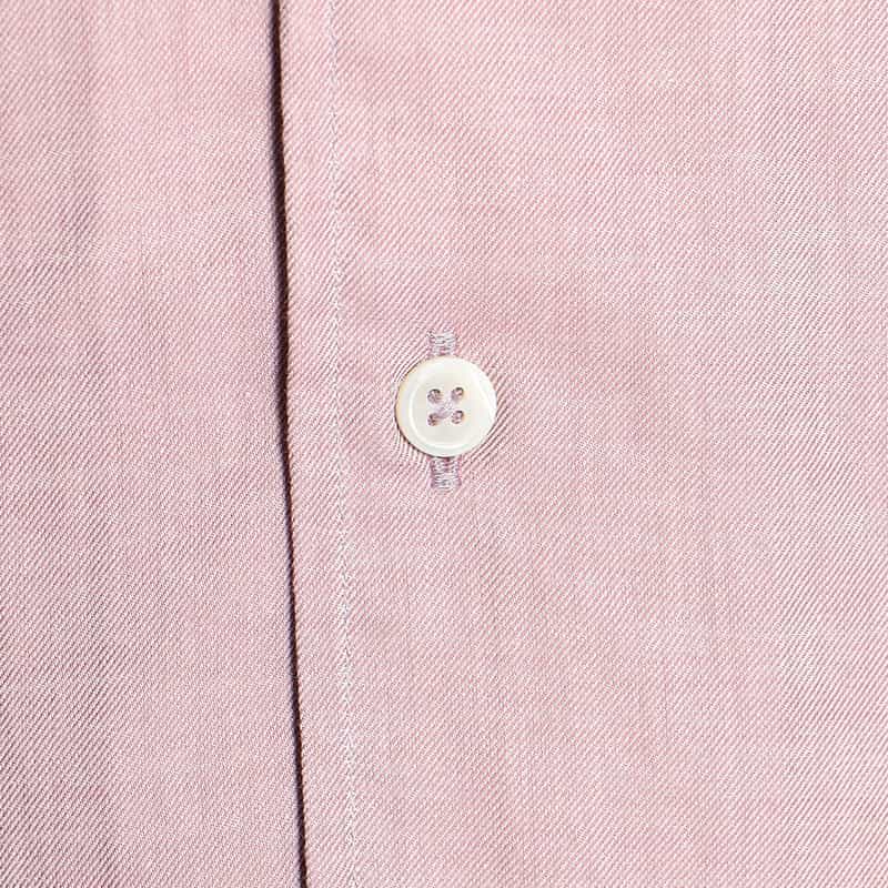 BARNEYS NEW YORK コットンツイルシャツ PINK