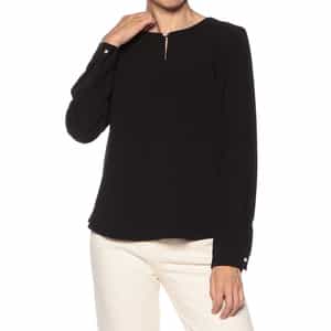 ウォッシャブル フロントパール2WAYブラウス