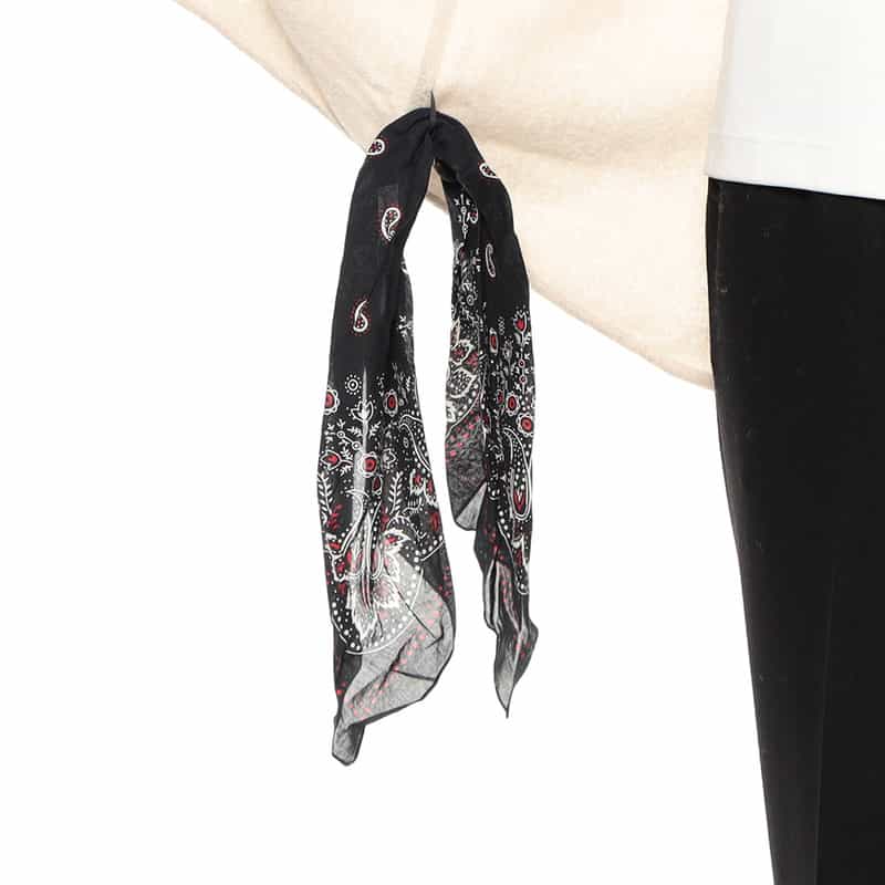 DESTIN ウールカシミヤシャツ IVORY