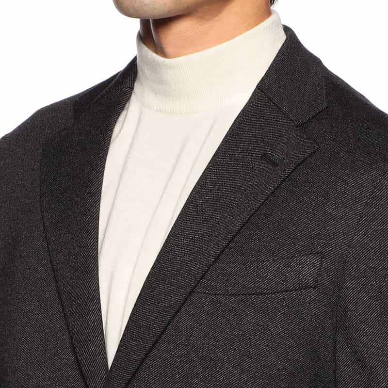 BARNEYS NEW YORK セットアップイージージャケット BLACK