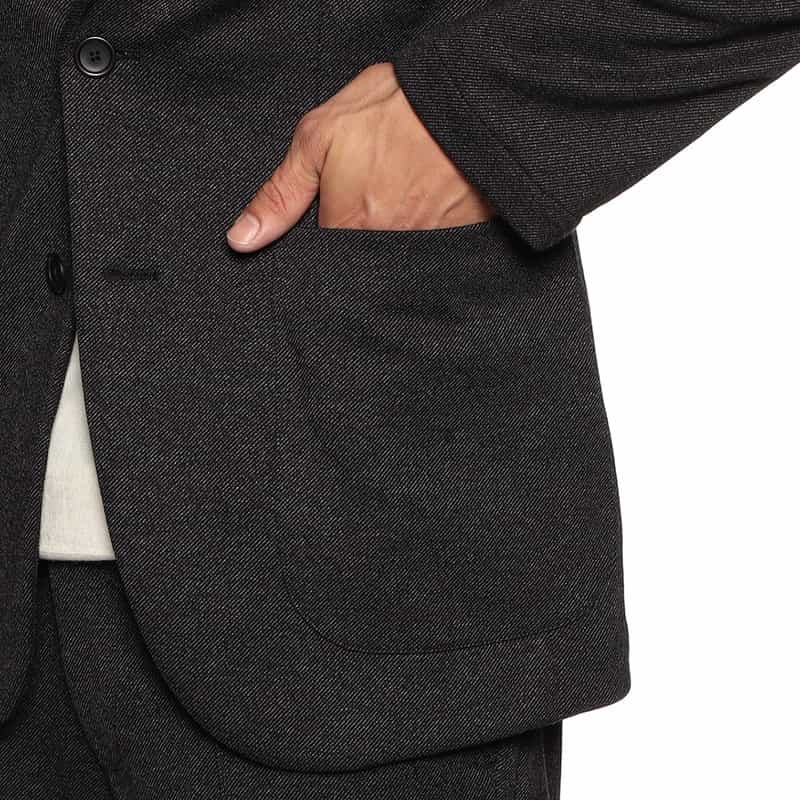 BARNEYS NEW YORK セットアップイージージャケット BLACK