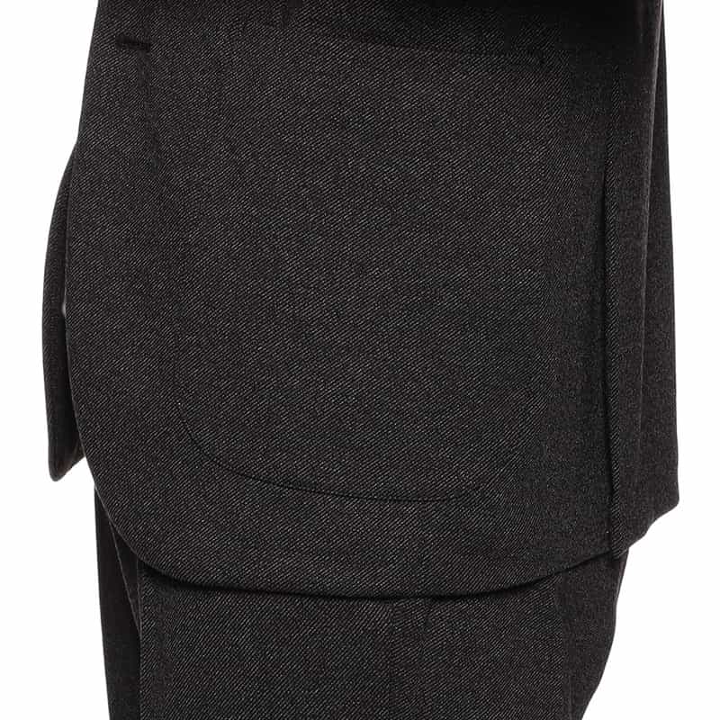 BARNEYS NEW YORK セットアップイージージャケット BLACK