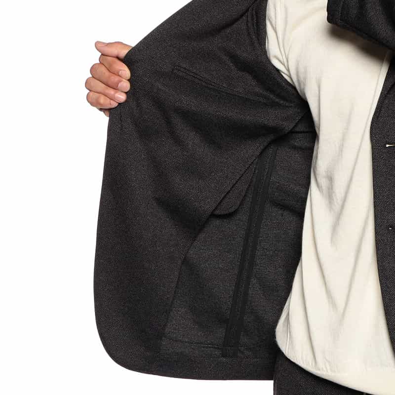 BARNEYS NEW YORK セットアップイージージャケット BLACK