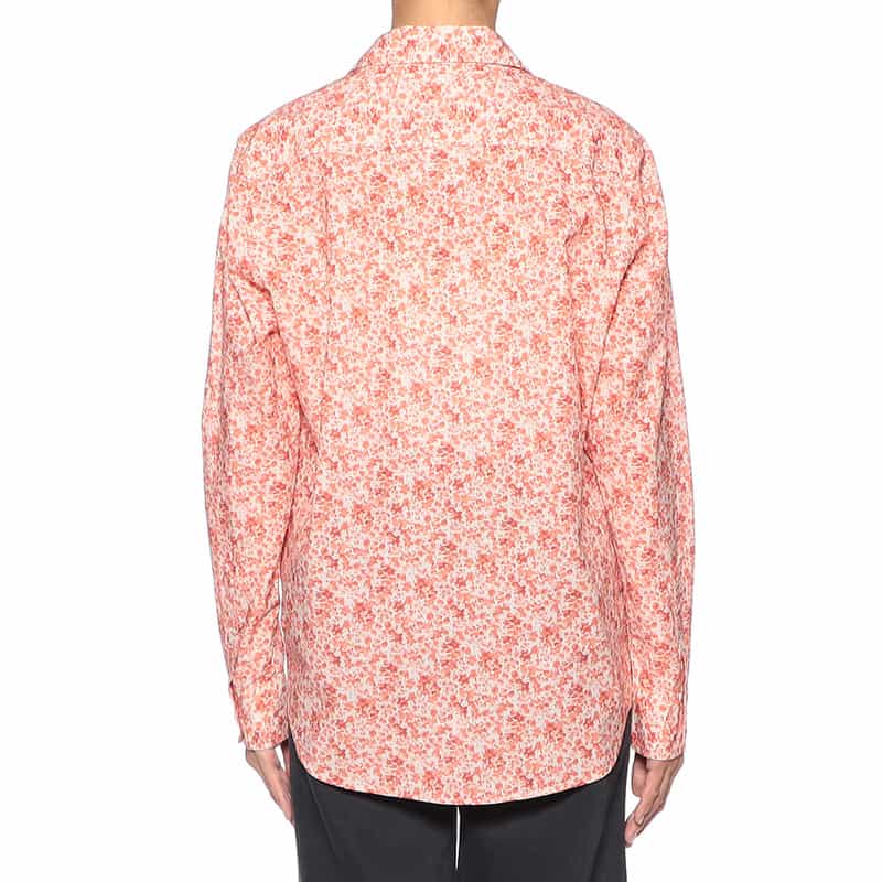 FRANK&EILEEN “EILEEN" フラワープリントシャツ ORANGE