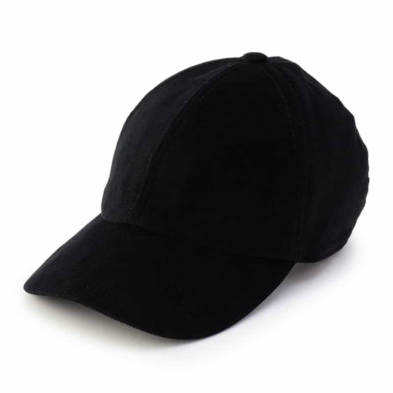 AD&C コーデュロイベースボールキャップ BLACK