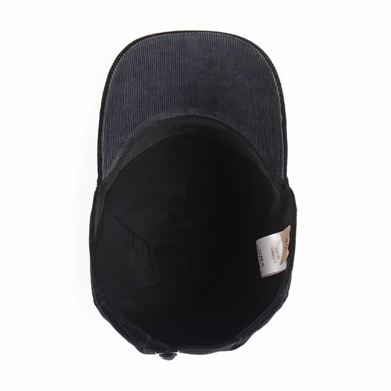 AD&C コーデュロイベースボールキャップ BLACK