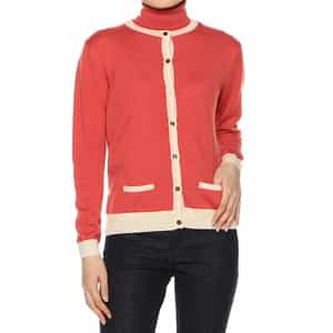 ウォッシャブル ウールニットカーディガン