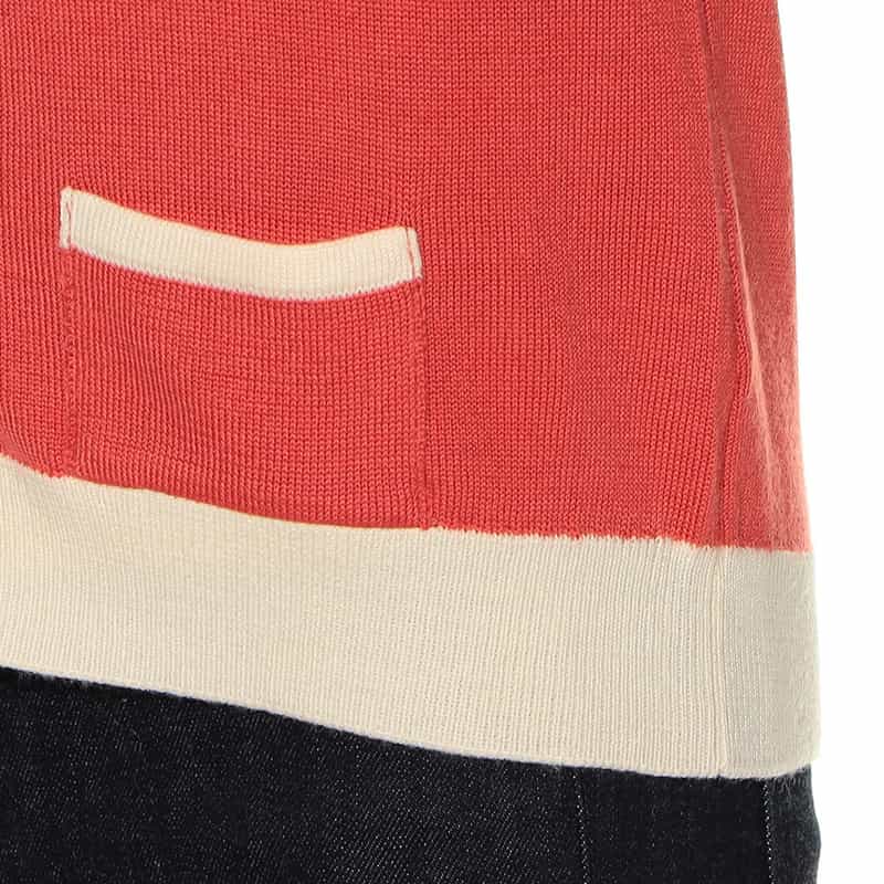 BARNEYS NEW YORK ウォッシャブル ウールニットカーディガン PINK