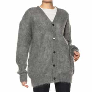 モヘヤ混2WAYニットカーディガン