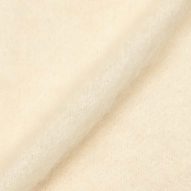 BARNEYS NEW YORK モヘヤ混ニットプルオーバー WHITE