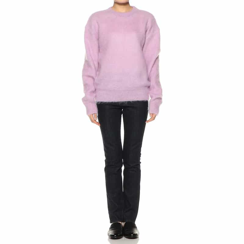 BARNEYS NEW YORK モヘヤ混ニットプルオーバー LIGHT PURPLE