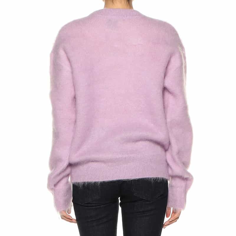 BARNEYS NEW YORK モヘヤ混ニットプルオーバー LIGHT PURPLE