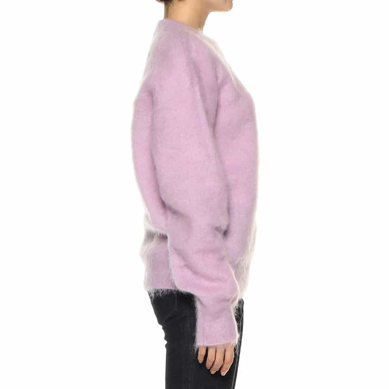 BARNEYS NEW YORK モヘヤ混ニットプルオーバー LIGHT PURPLE