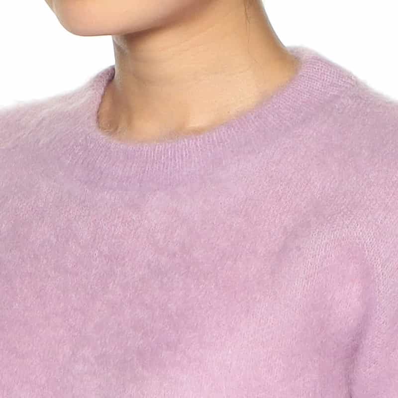 BARNEYS NEW YORK モヘヤ混ニットプルオーバー LIGHT PURPLE