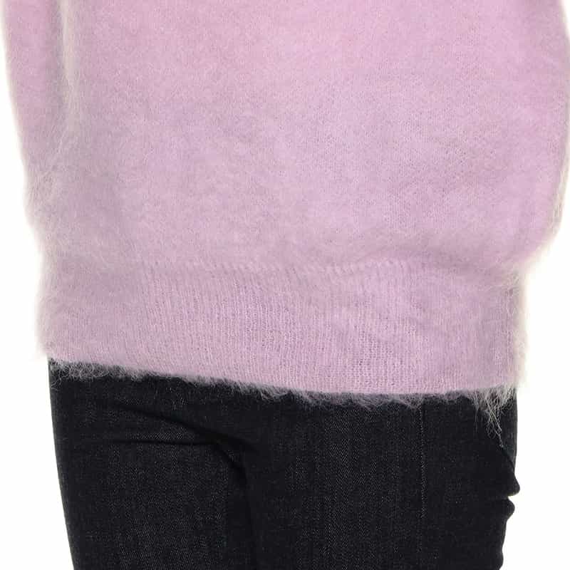 BARNEYS NEW YORK モヘヤ混ニットプルオーバー LIGHT PURPLE