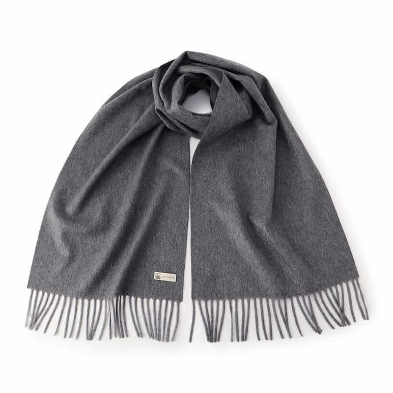 COLOMBO カシミヤスカーフ GRAY
