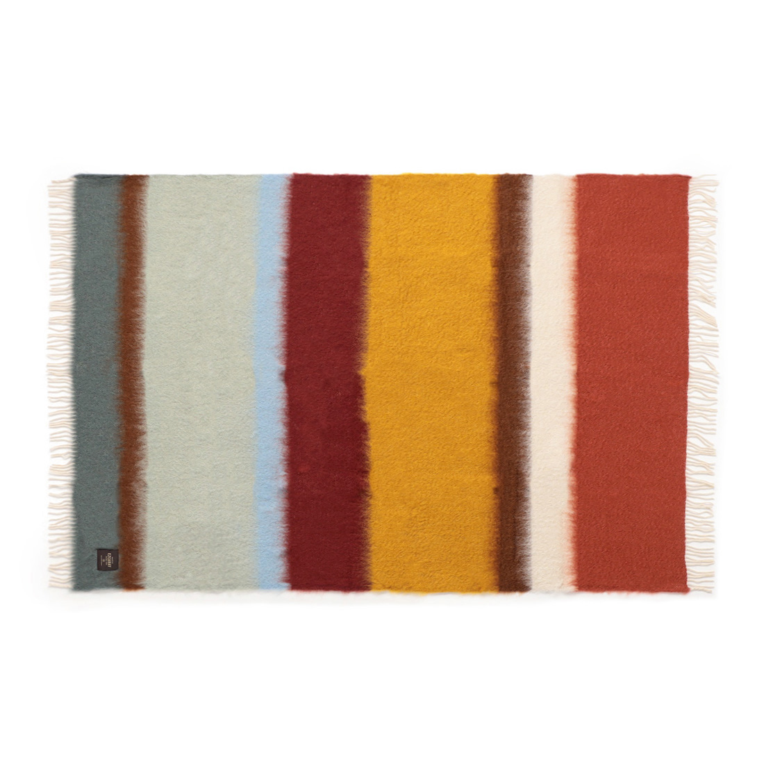 ボーダー柄ブランケット