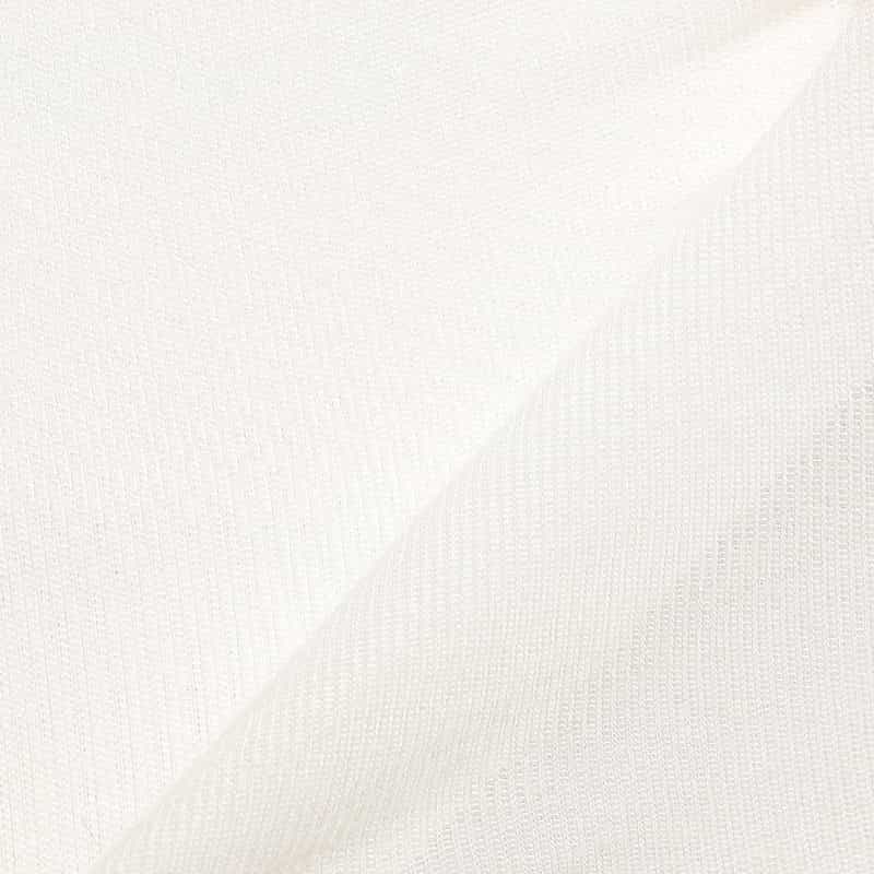BARNEYS NEW YORK ウォッシャブル シアー素材 タートルネックニットプルオーバー WHITE