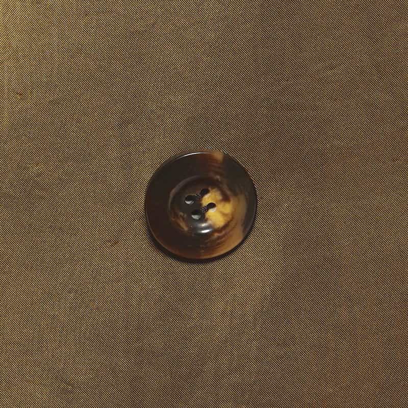 BARNEYS NEW YORK シャイニー ナイロン トレンチコート BROWN
