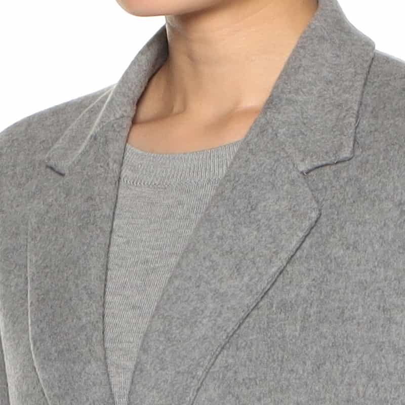 BARNEYS NEW YORK ベルテッドロング ジレ ジャケット GRAY