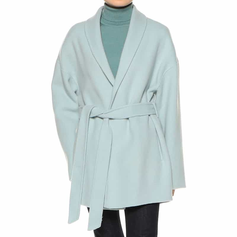 BARNEYS NEW YORK ショートガウンコート LIGHT BLUE